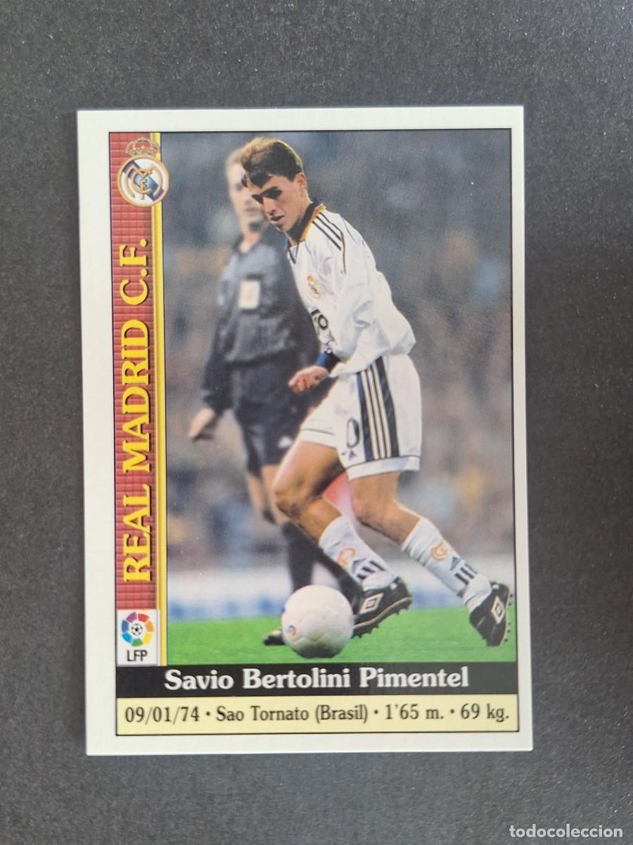 Cromos de Futebol: L1 SAVIO REAL MADRID 36 MUNDICROMO LAS FICHAS DE LA LIGA 2000 99 00