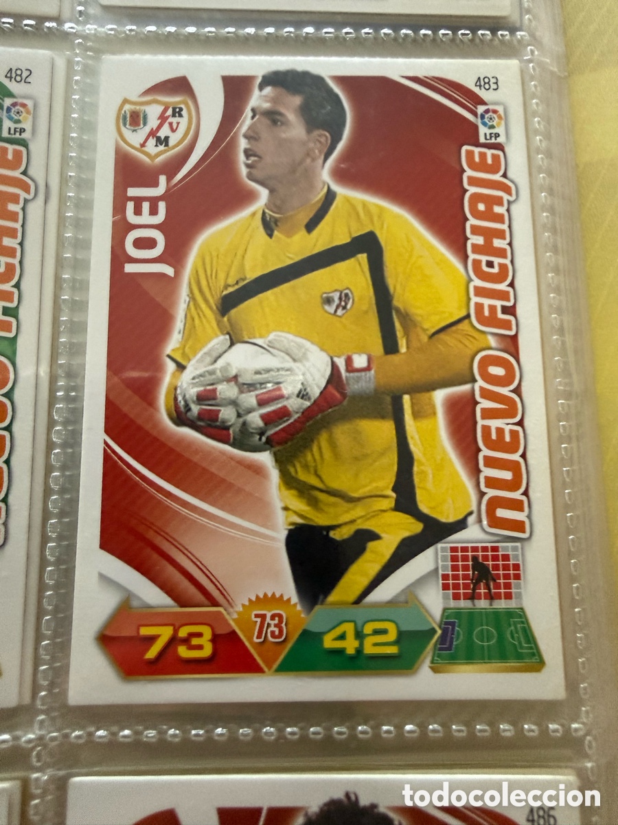 Football Stickers: ADRENALYN XL. 2011-12. JOEL ( Rayo VALLECANO ). NUEVO FICHAJE
