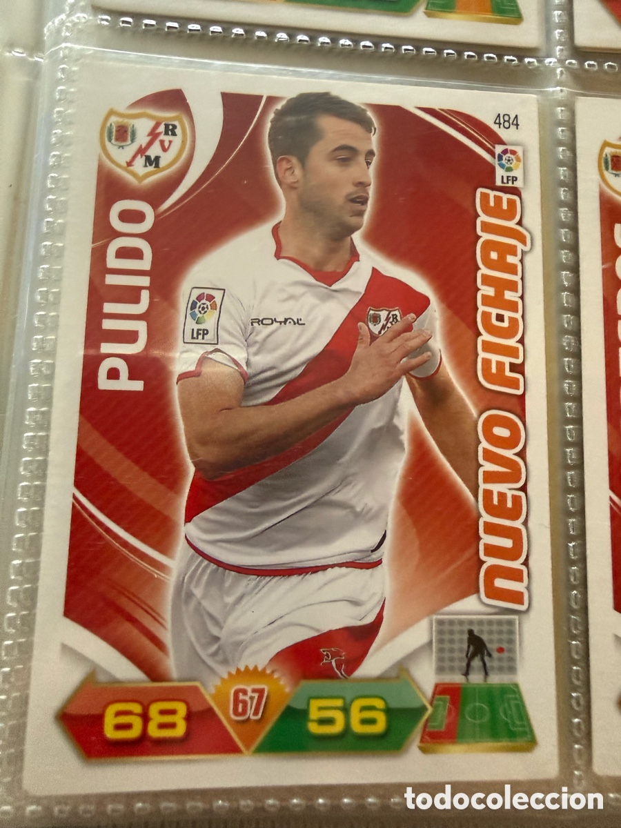 Cromos de f&uacute;tbol: ADRENALYN XL. 2011-12. PULIDO ( Rayo Vallecano). NUEVO FICHAJE