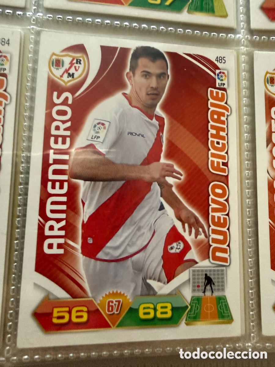 Cromos de f&uacute;tbol: ADRENALYN XL. 2011-12. ARMENTEROS ( Rayo Vallecano). NUEVO FICHAJE
