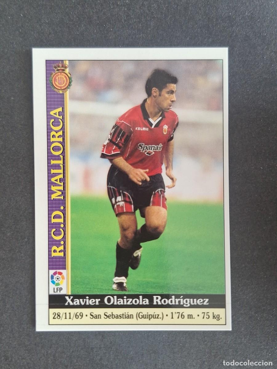 Cromos de f&uacute;tbol: L1 OLAIZOLA R. C. D. MALLORCA 41 MUNDICROMO LAS FICHAS DE LA LIGA 2000 99 00