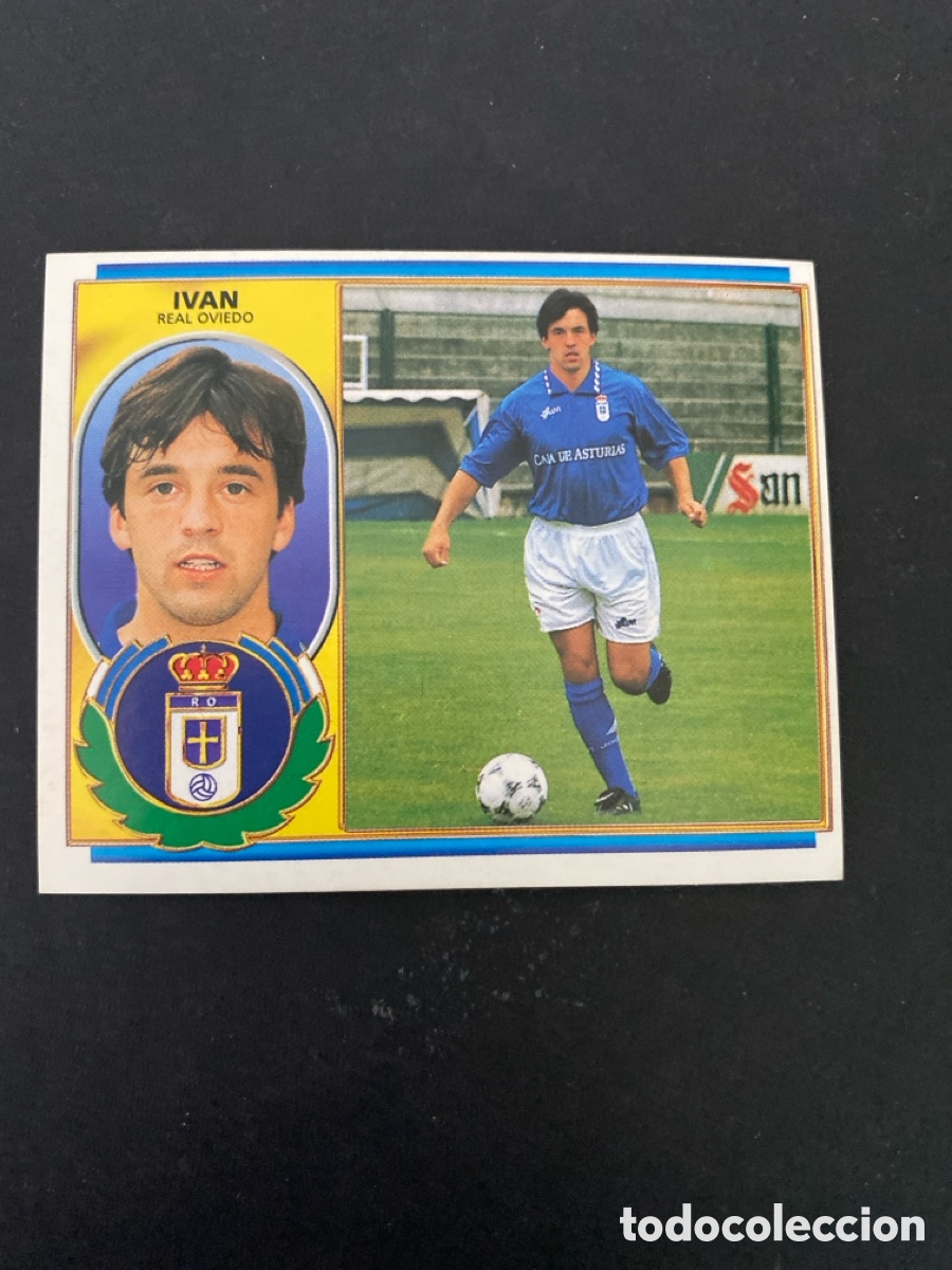 Cromos de f&uacute;tbol: Cromo liga 96/97 Real Oviedo nunca pegado