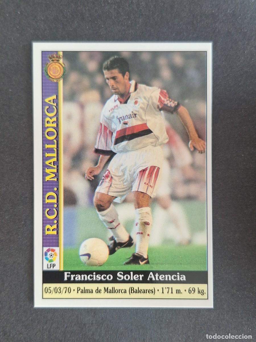 Figurine di Calcio: L1 SOLER R. C. D. MALLORCA 45 MUNDICROMO LAS FICHAS DE LA LIGA 2000 99 00