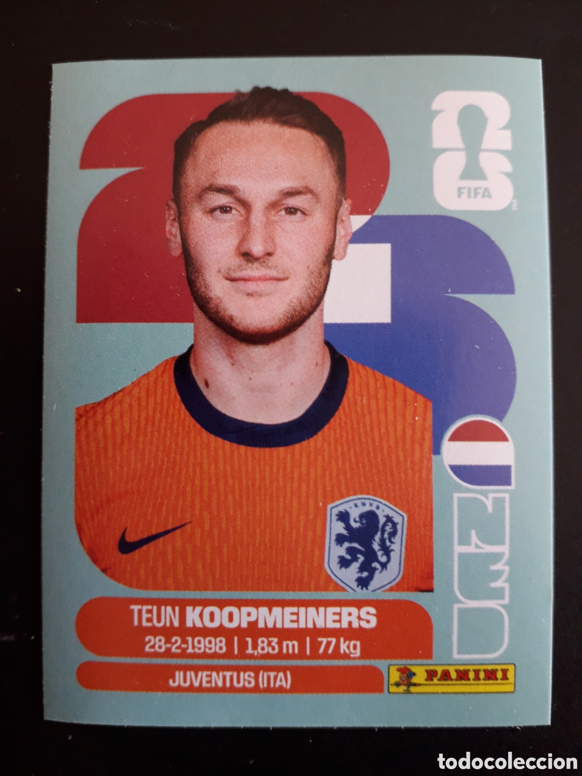 Figurine di Calcio: KOOPMEINERS HOLANDA/PA&Iacute;SES BAJOS NED 12 MUNDIAL F&Uacute;TBOL 2026 FIFA WORLD CUP PANINI PEDIDO M&Iacute;NIMO 3&euro;