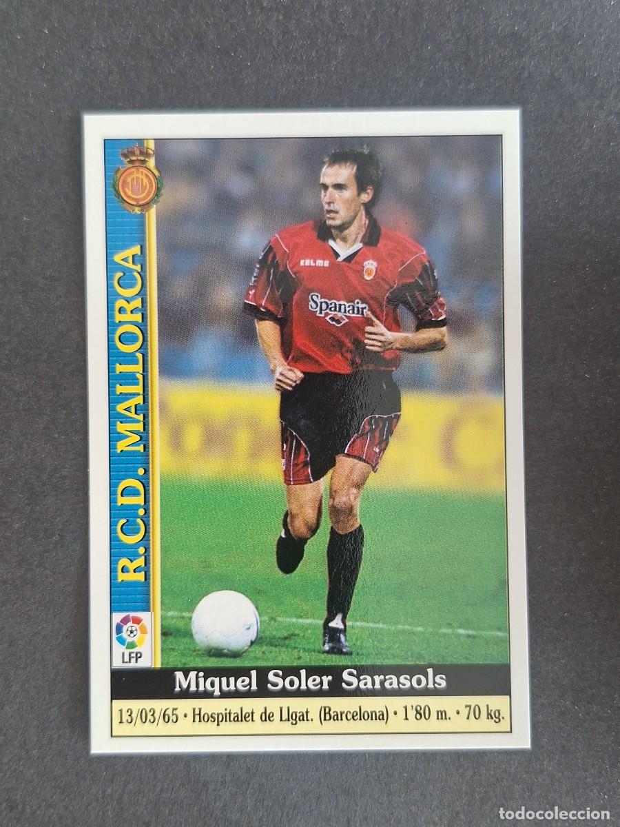 Figurine di Calcio: L1 M. SOLER R. C. D. MALLORCA 47 MUNDICROMO LAS FICHAS DE LA LIGA 2000 99 00