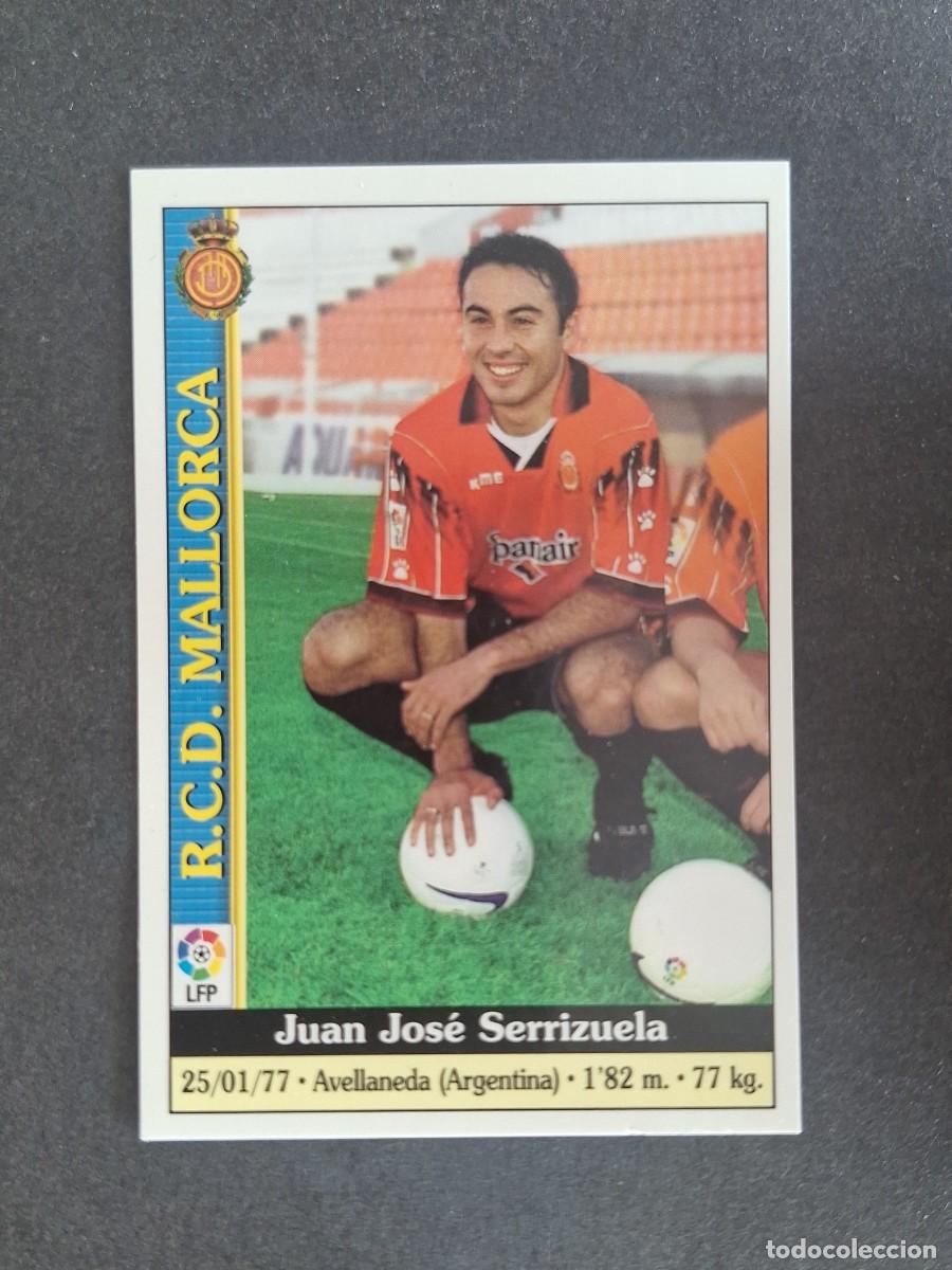 Cromos de Futebol: L1 SERRIZUELA R. C. D. MALLORCA 48 MUNDICROMO LAS FICHAS DE LA LIGA 2000 99 00