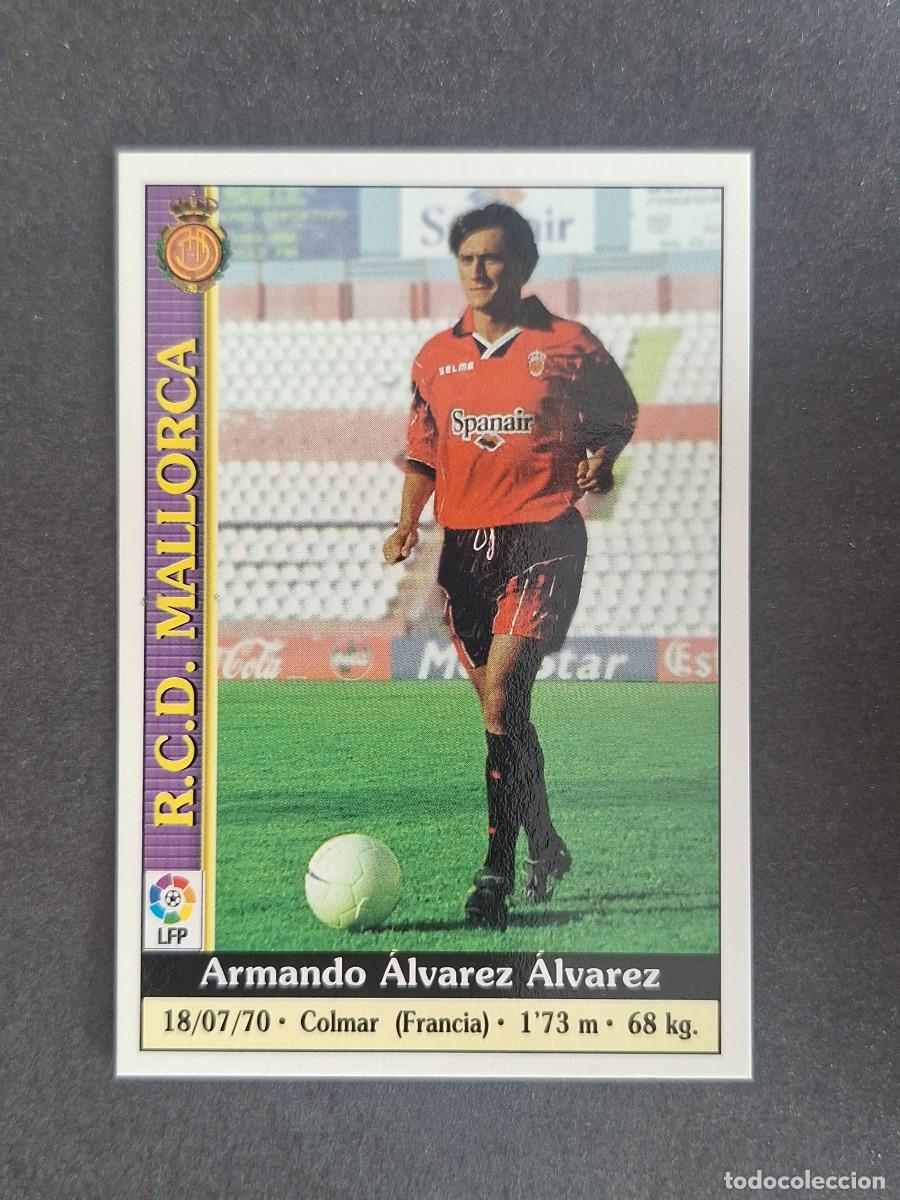 Cromos de f&uacute;tbol: L1 ARMANDO R. C. D. MALLORCA 53 MUNDICROMO LAS FICHAS DE LA LIGA 2000 99 00