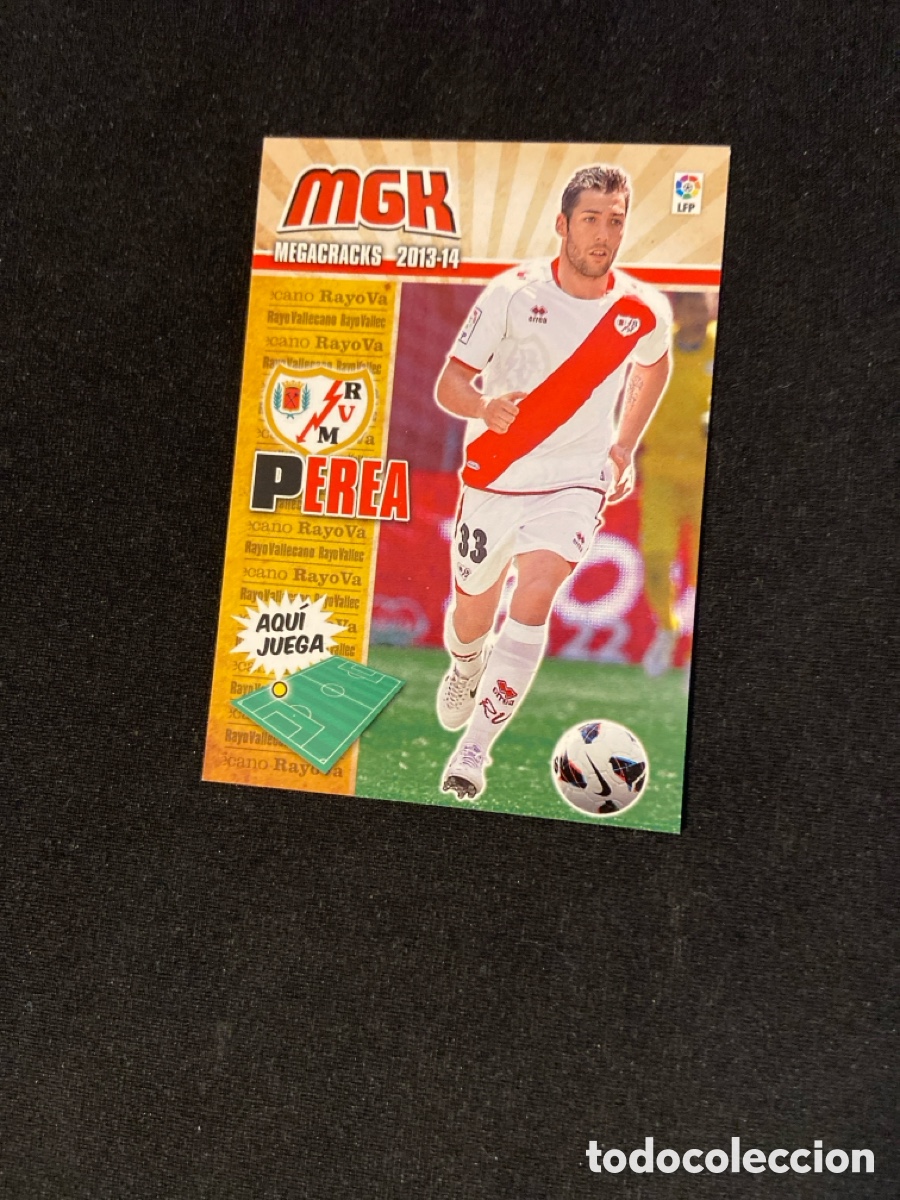 Cromos de f&uacute;tbol: PEREA 268 (RAYO VALLECANO)