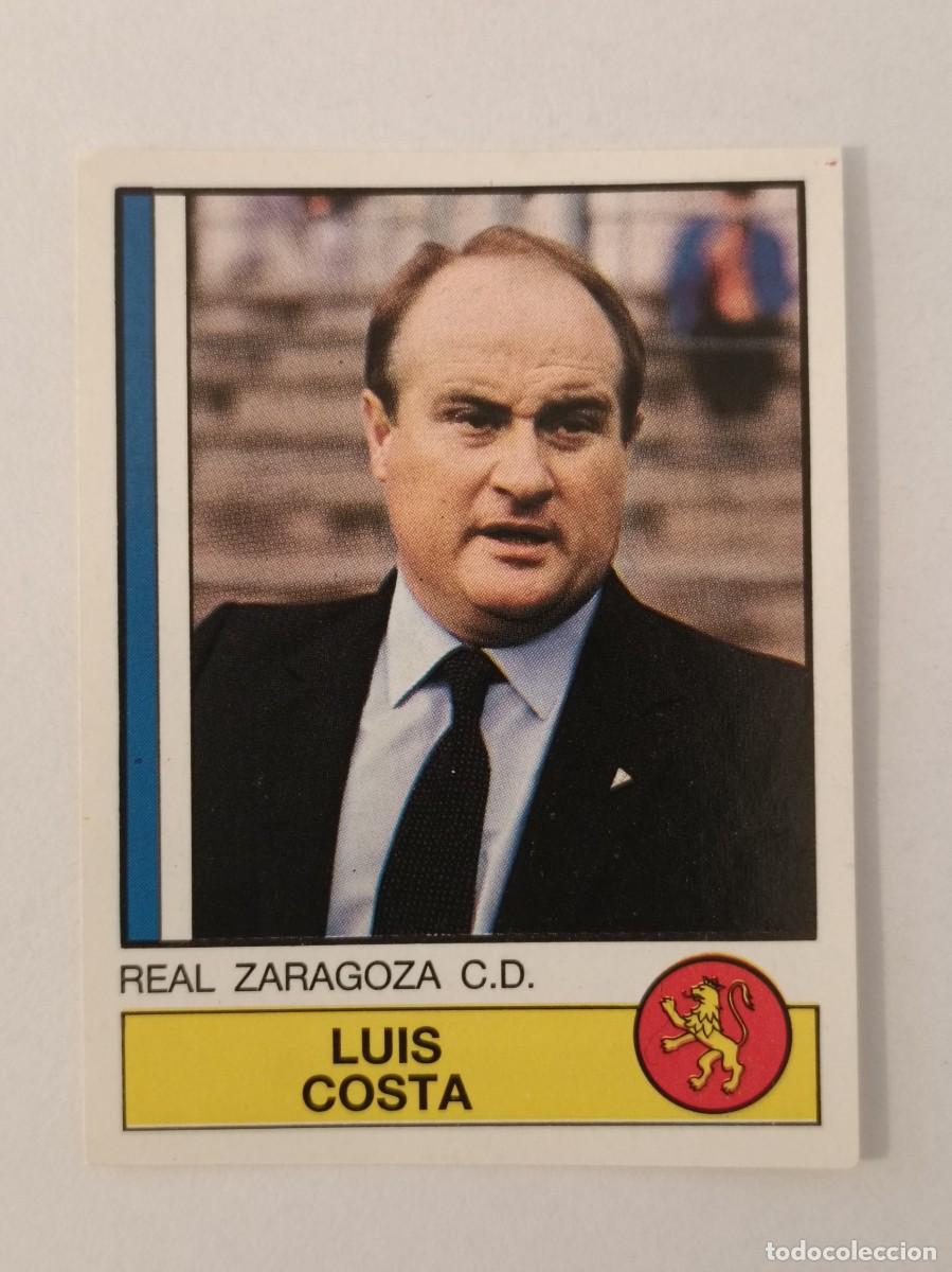 Cromos de f&uacute;tbol: #325 LUIS COSTA (REAL ZARAGOZA) FUTBOL 87 PANINI
