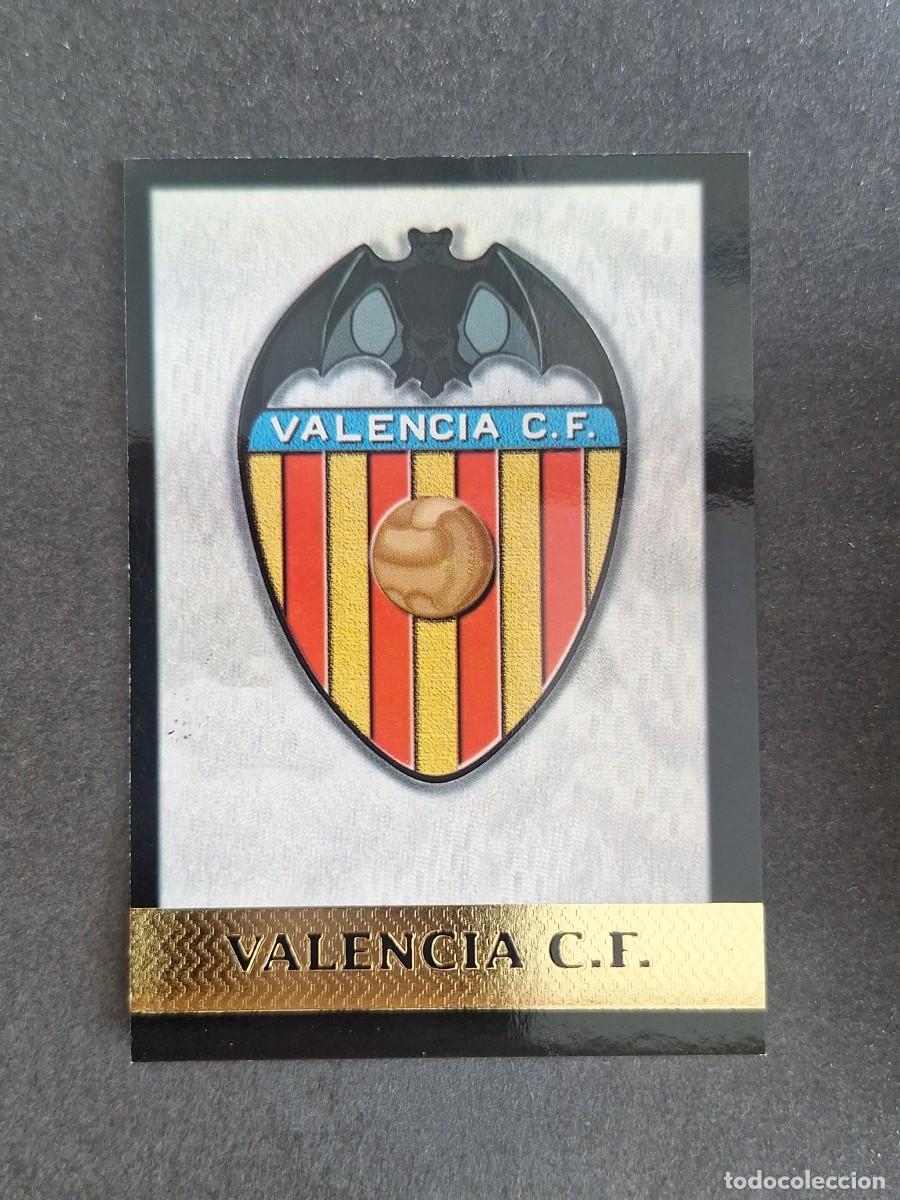 Cromos de f&uacute;tbol: L1 ESCUDO VALENCIA C. F. 55 MUNDICROMO LAS FICHAS DE LA LIGA 2000 99 00