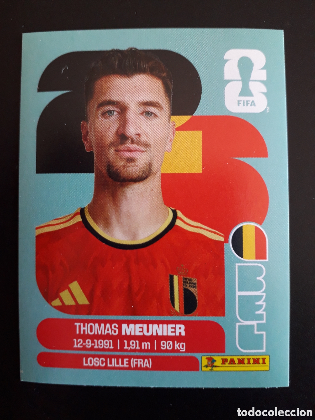 Figurine di Calcio: MEUNIER B&Eacute;LGICA BEL 8 MUNDIAL F&Uacute;TBOL 2026 FIFA WORLD CUP PANINI SIN PEGAR PEDIDO M&Iacute;NIMO 3&euro;.