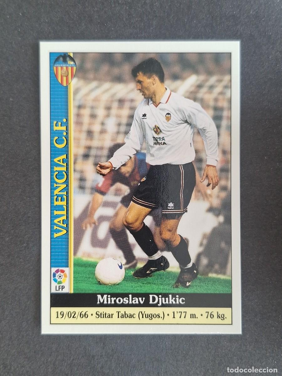 Cromos de Futebol: L1 DJUKIC VALENCIA C. F. 61 MUNDICROMO LAS FICHAS DE LA LIGA 2000 99 00