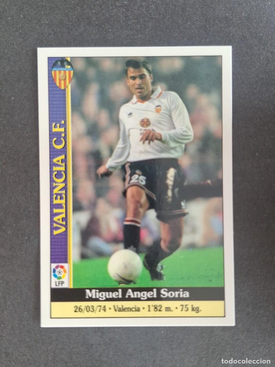 Cromos de Futebol: L1 SORIA VALENCIA C. F. 63 MUNDICROMO LAS FICHAS DE LA LIGA 2000 99 00