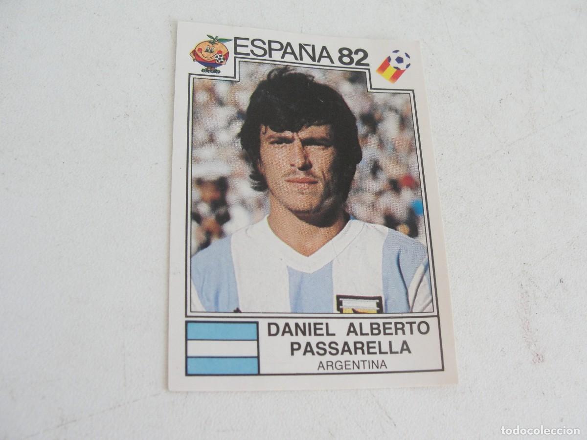 Cromos de Futebol: PANINI ESPA&Ntilde;A 82 / N&ordm; 170 ARGENTINA - DANIEL ALBERTO PASSARELLA - SIN PEGAR JAMAS - IMPECABLE