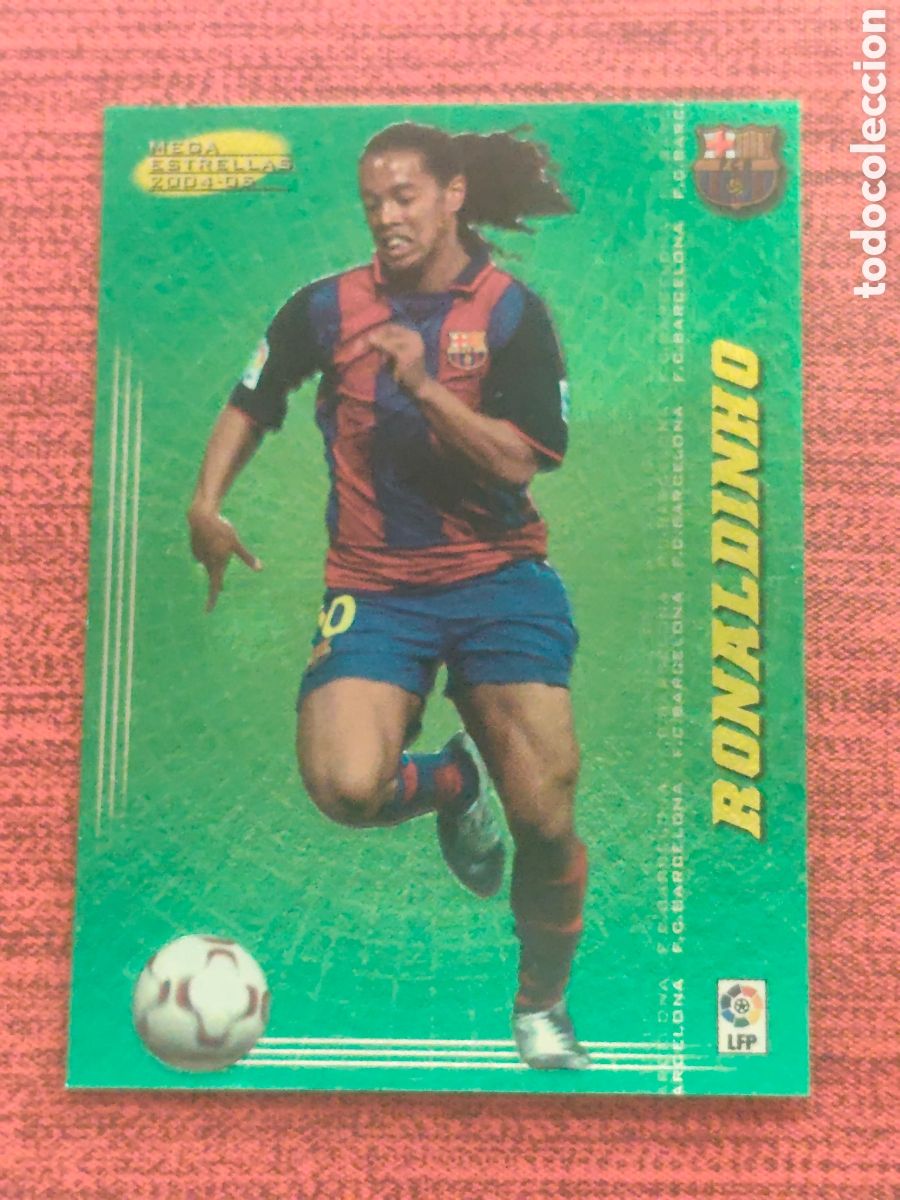 Cromos de Futebol: 387 RONALDINHO FC BARCELONA MEGA ESTRELLAS 2004 2005 MEGACRACKS
