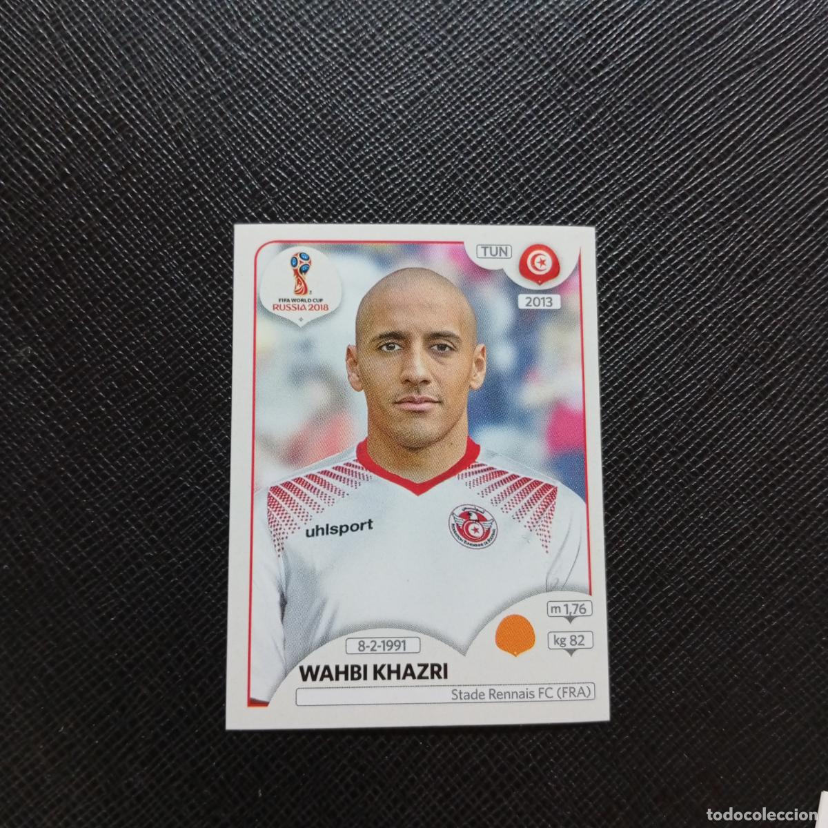Cromos de Futebol: 562 WAHBI KHAZRI TUNEZ PANINI MUNDIAL RUSIA 2018 CROMO FUTBOL 18 - SIN PEGAR - CJ2