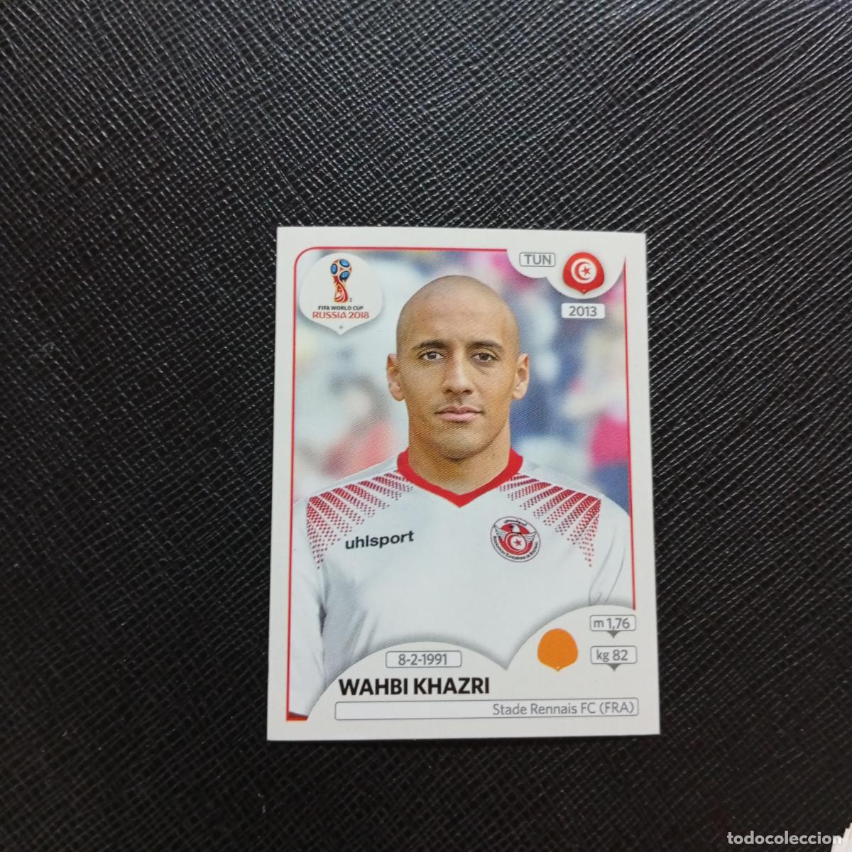 Cromos de Futebol: 562 WAHBI KHAZRI TUNEZ PANINI MUNDIAL RUSIA 2018 CROMO FUTBOL 18 - SIN PEGAR - CJ2