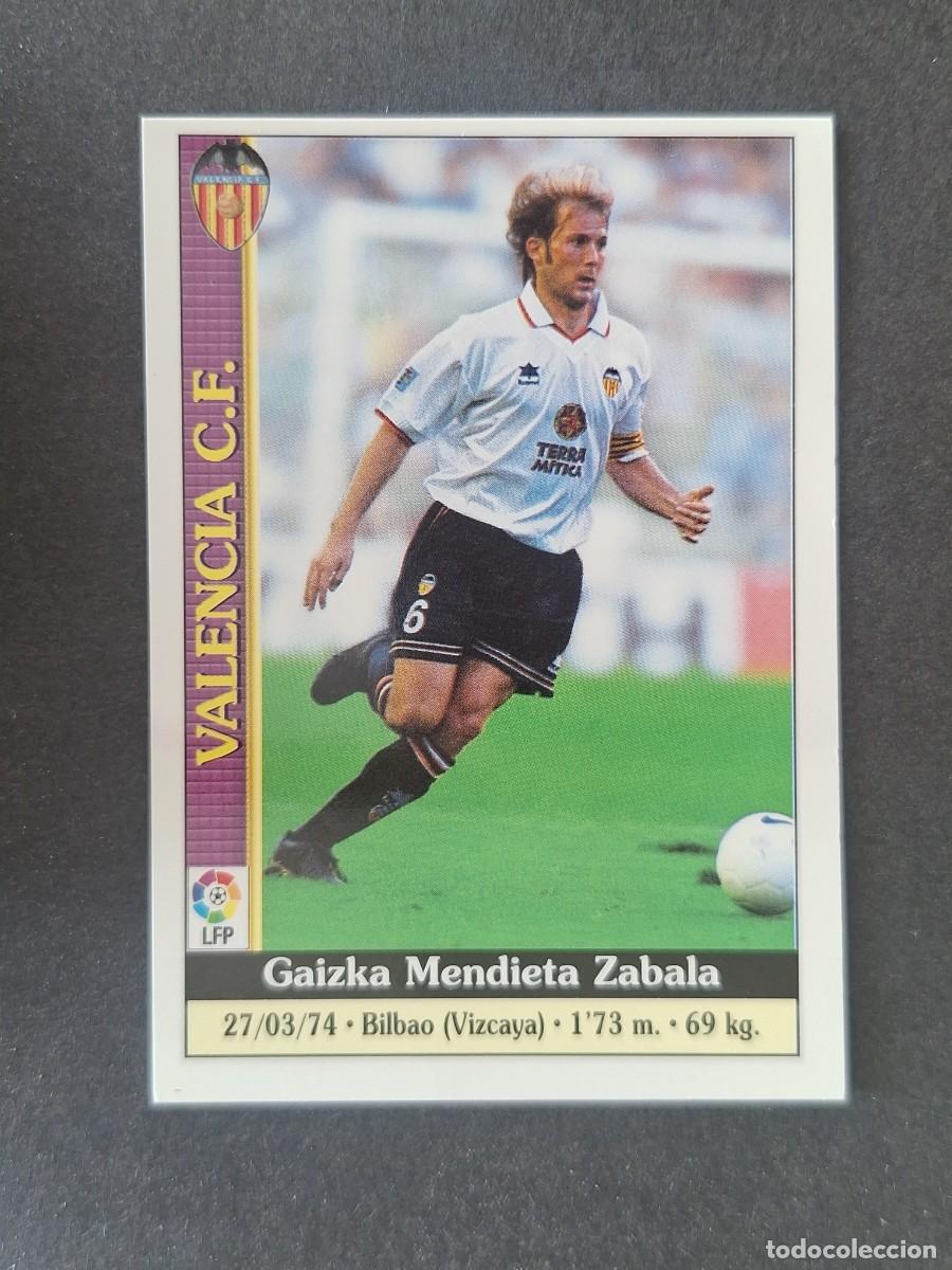 Fu&szlig;ball-Sticker: L1 MENDIETA VALENCIA C. F. 66 MUNDICROMO LAS FICHAS DE LA LIGA 2000 99 00