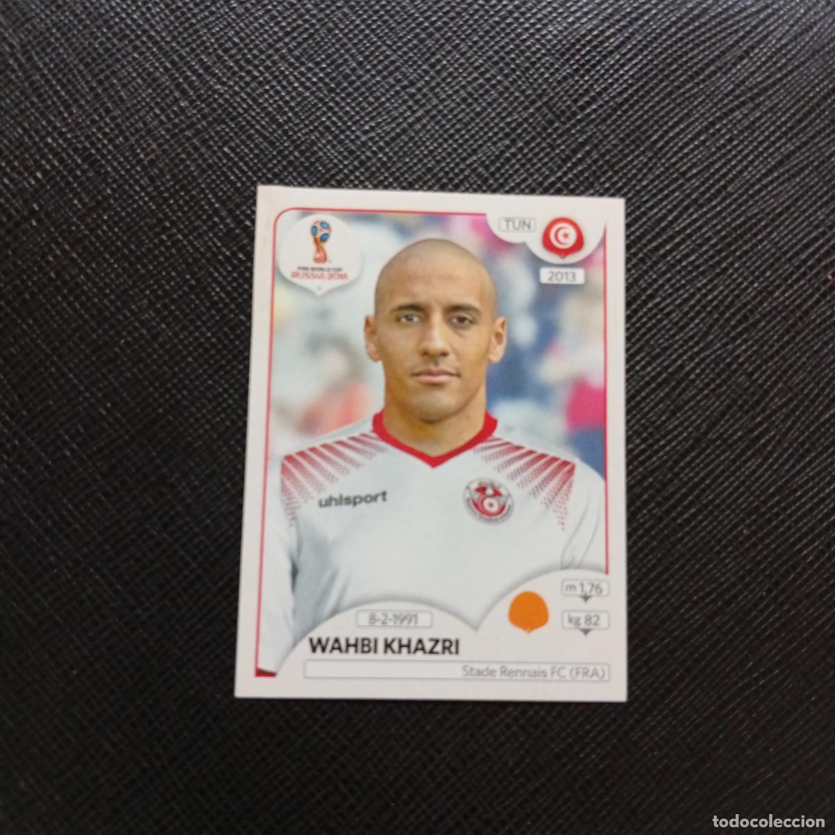 Fu&szlig;ball-Sticker: 562 WAHBI KHAZRI TUNEZ PANINI MUNDIAL RUSIA 2018 CROMO FUTBOL 18 - SIN PEGAR - CJ2 .