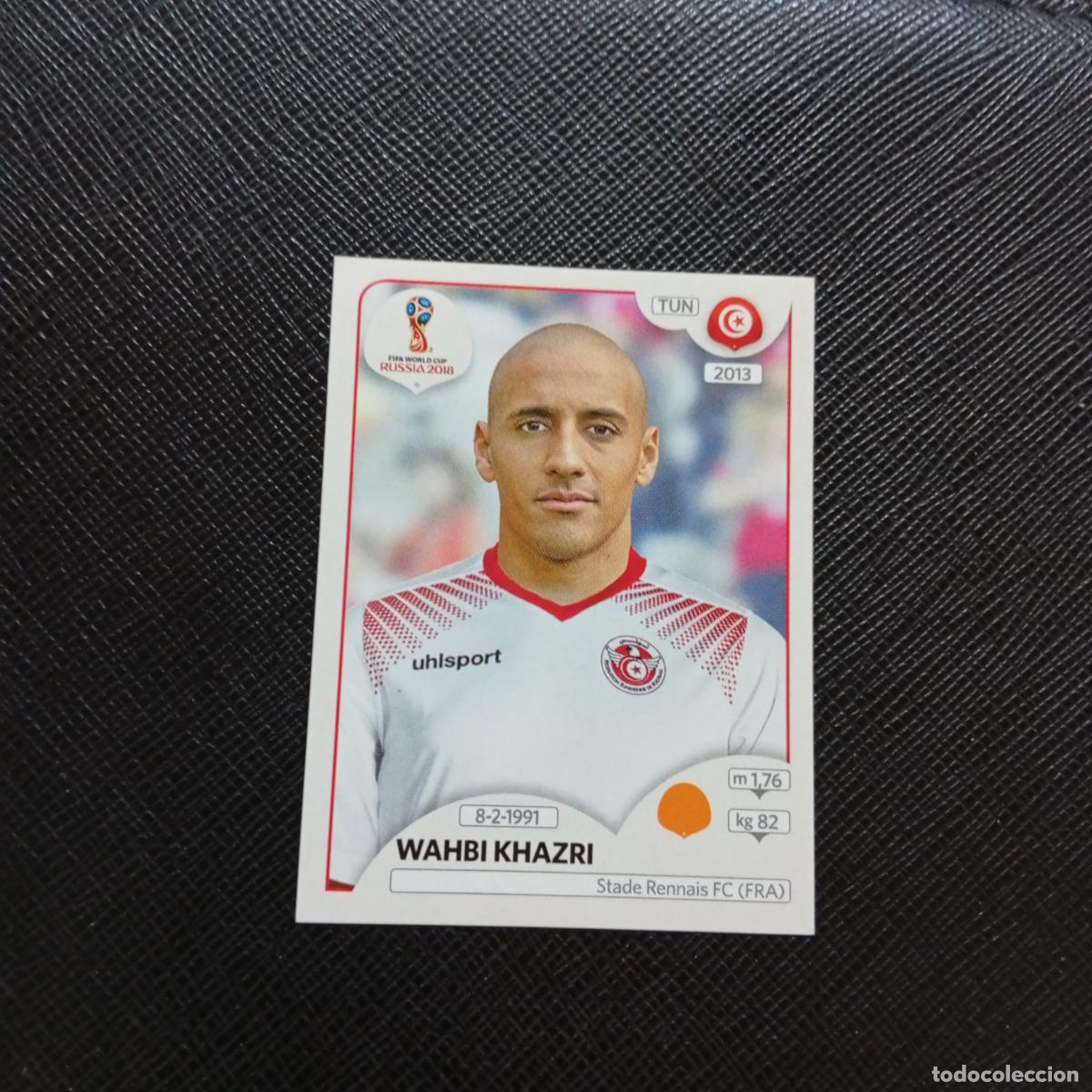 Fu&szlig;ball-Sticker: 562 WAHBI KHAZRI TUNEZ PANINI MUNDIAL RUSIA 2018 CROMO FUTBOL 18 - SIN PEGAR - CJ2 .