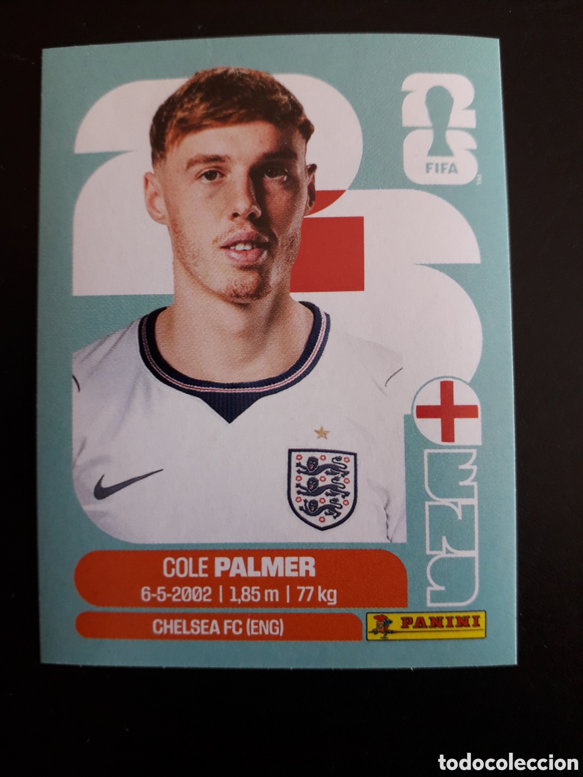 Fu&szlig;ball-Sticker: PALMER INGLATERRA ENG 12 MUNDIAL F&Uacute;TBOL 2026 FIFA WORLD CUP PANINI SIN PEGAR PEDIDO M&Iacute;NIMO 3&euro;
