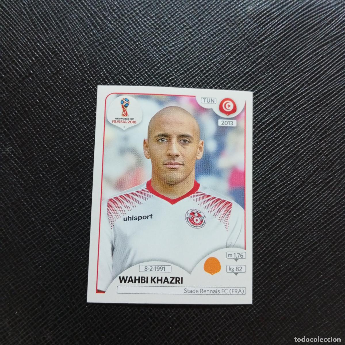 Fu&szlig;ball-Sticker: 562 WAHBI KHAZRI TUNEZ PANINI MUNDIAL RUSIA 2018 CROMO FUTBOL 18 - SIN PEGAR - CJ2 ...