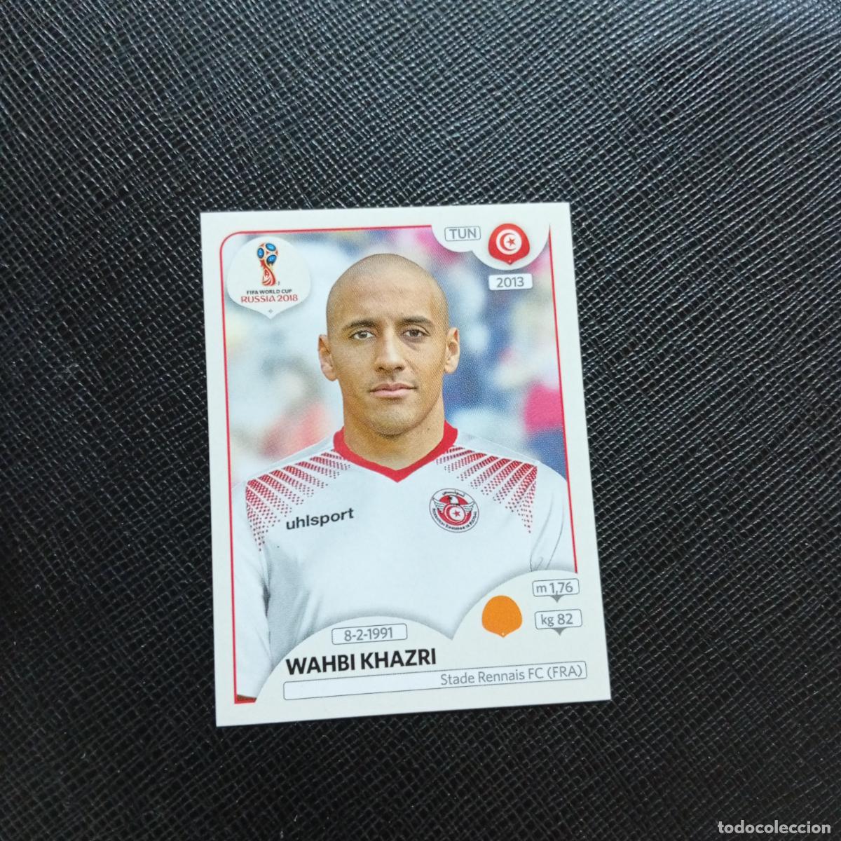 Fu&szlig;ball-Sticker: 562 WAHBI KHAZRI TUNEZ PANINI MUNDIAL RUSIA 2018 CROMO FUTBOL 18 - SIN PEGAR - CJ2 ....
