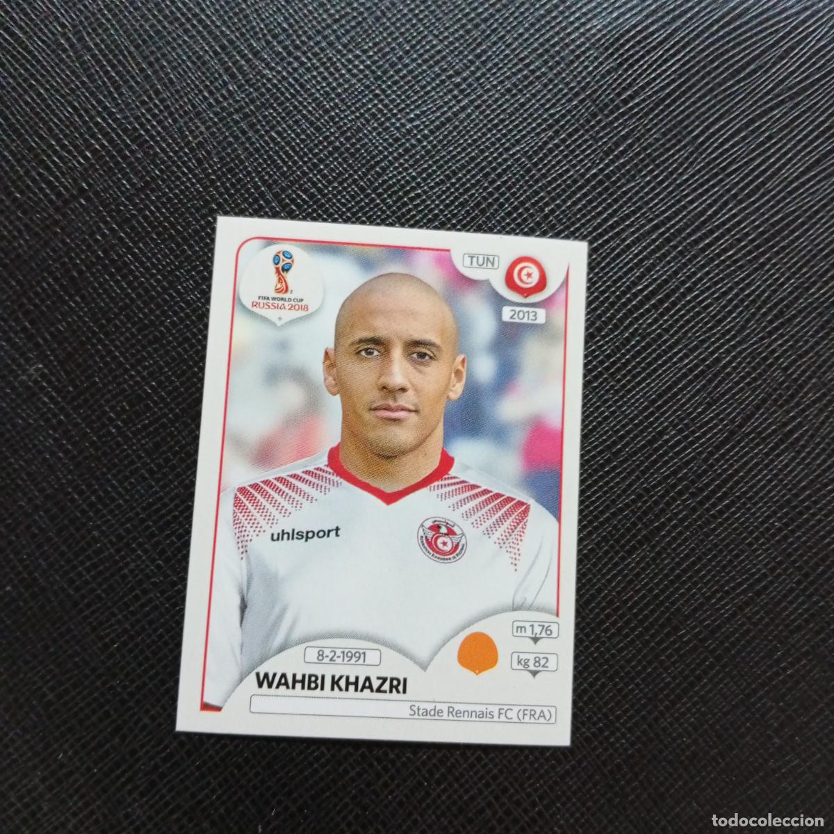 Fu&szlig;ball-Sticker: 562 WAHBI KHAZRI TUNEZ PANINI MUNDIAL RUSIA 2018 CROMO FUTBOL 18 - SIN PEGAR - CJ2 ....