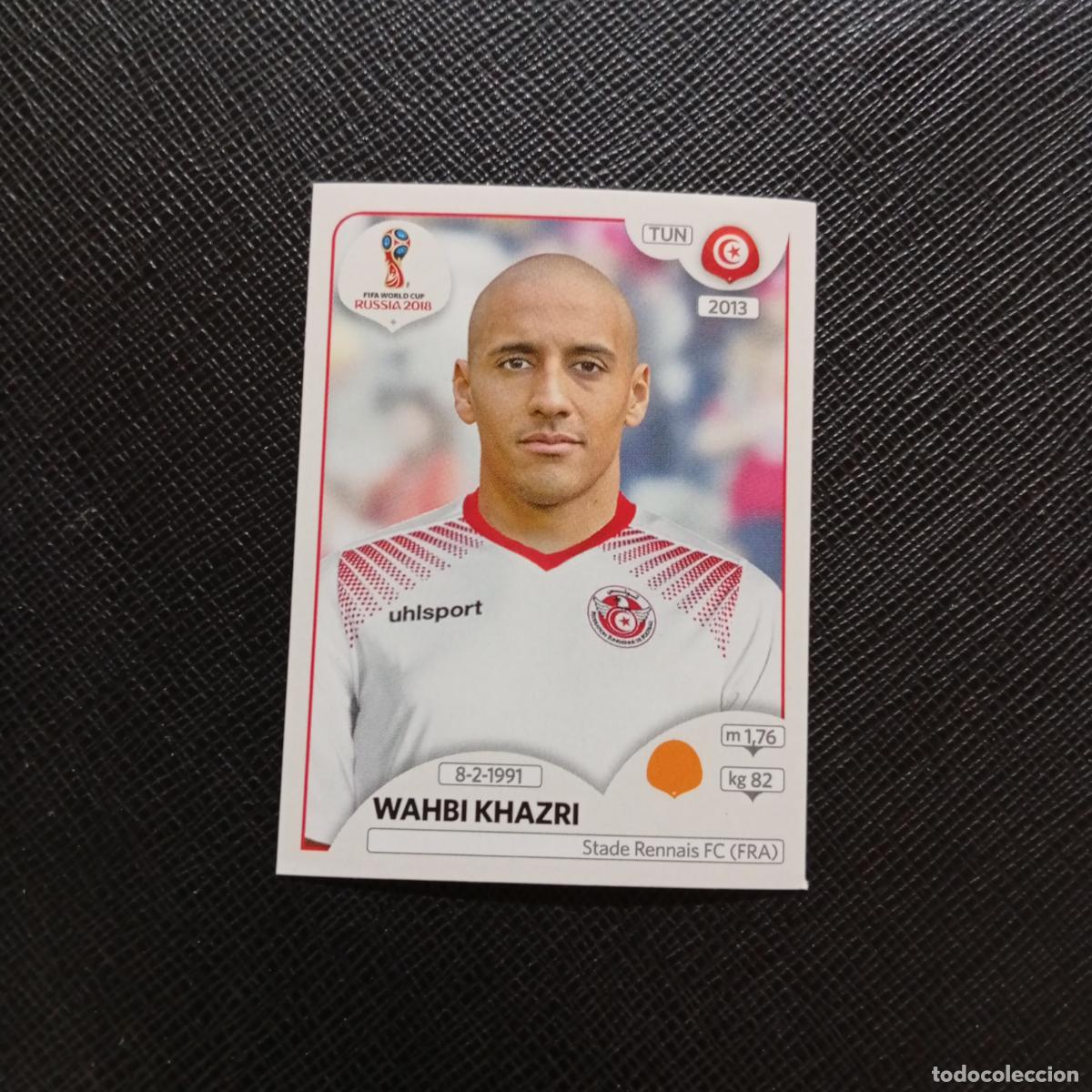 Fu&szlig;ball-Sticker: 562 WAHBI KHAZRI TUNEZ PANINI MUNDIAL RUSIA 2018 CROMO FUTBOL 18 - SIN PEGAR - CJ2 .....