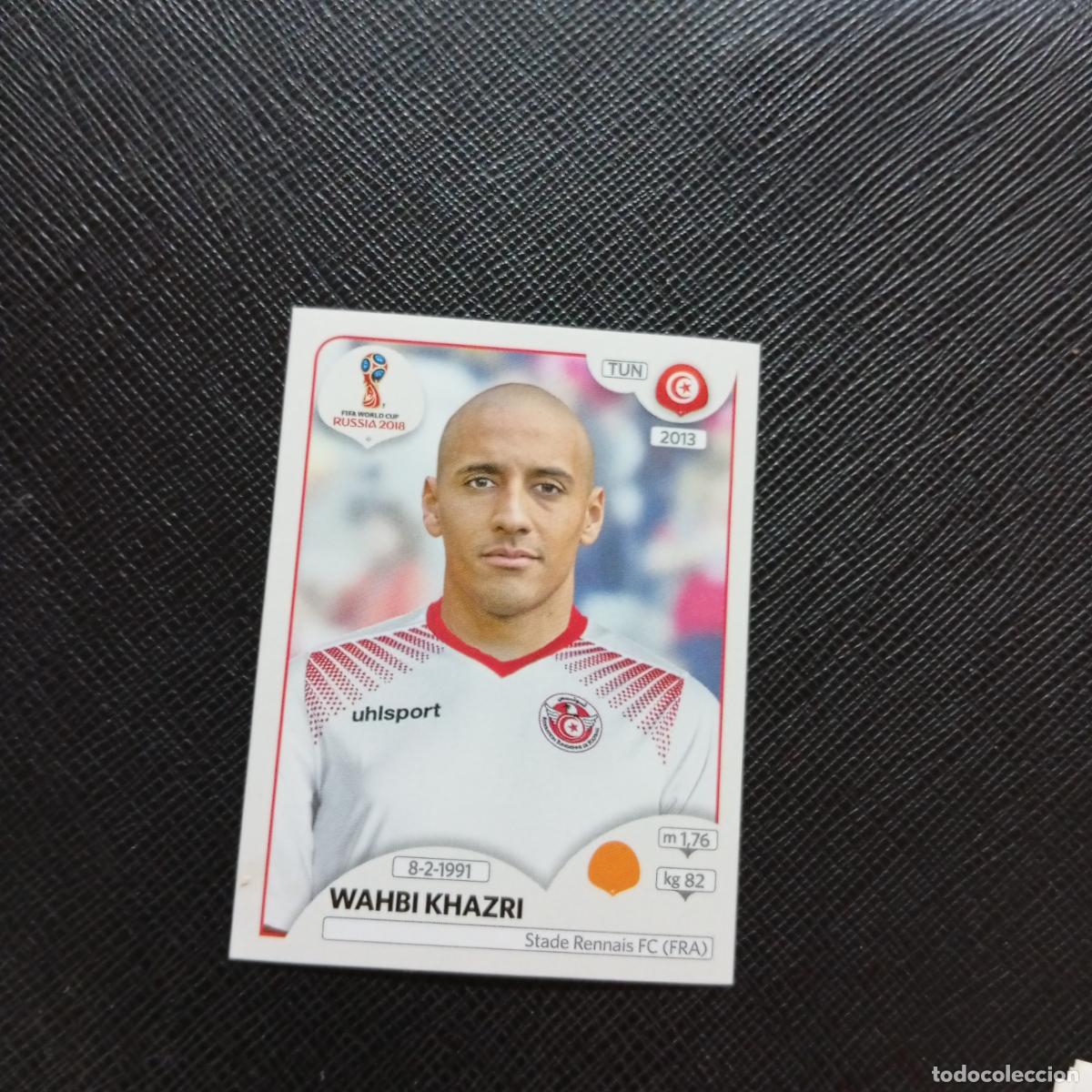 Fu&szlig;ball-Sticker: 562 WAHBI KHAZRI TUNEZ PANINI MUNDIAL RUSIA 2018 CROMO FUTBOL 18 - SIN PEGAR - CJ2 ......