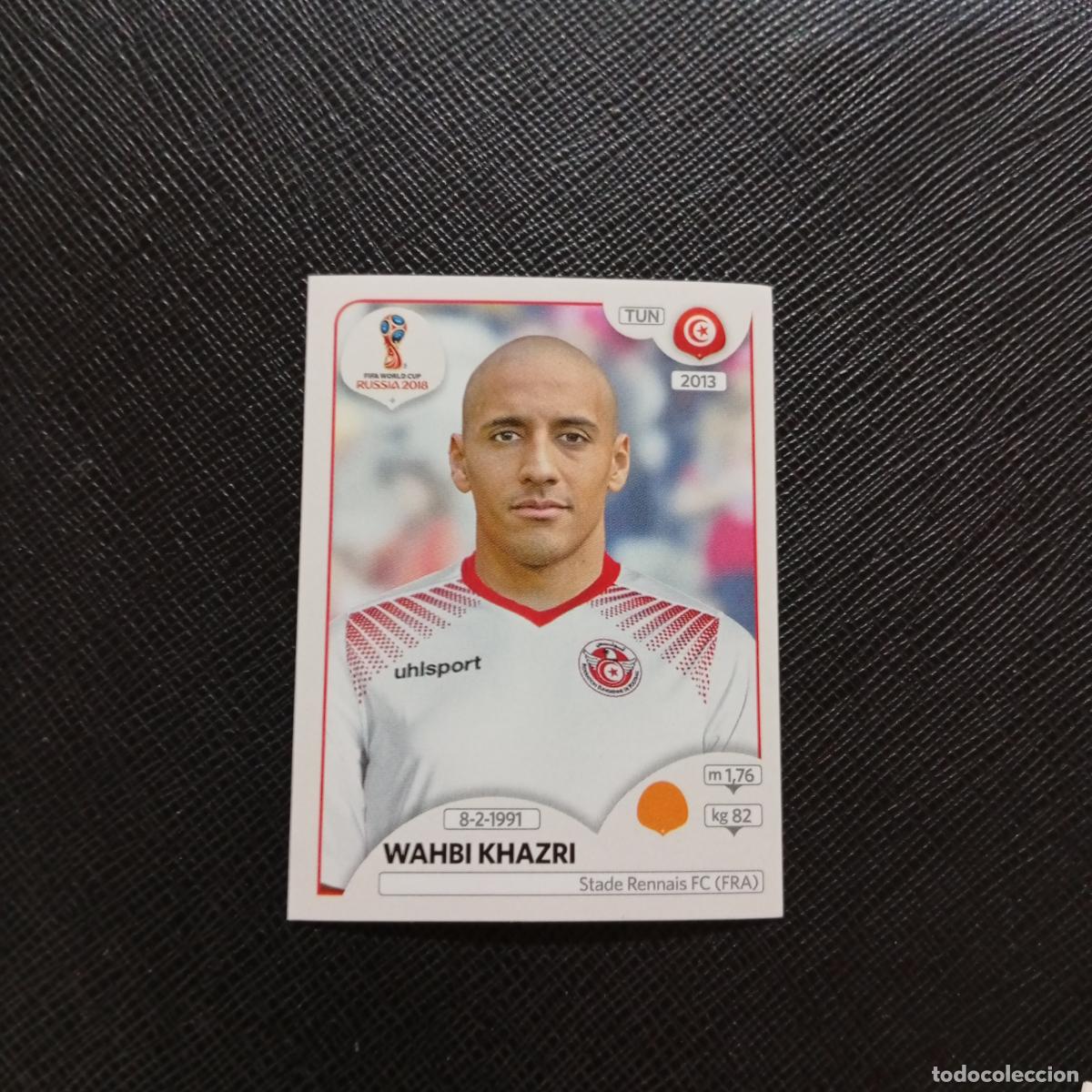 Fu&szlig;ball-Sticker: 562 WAHBI KHAZRI TUNEZ PANINI MUNDIAL RUSIA 2018 CROMO FUTBOL 18 - SIN PEGAR - CJ2 ......