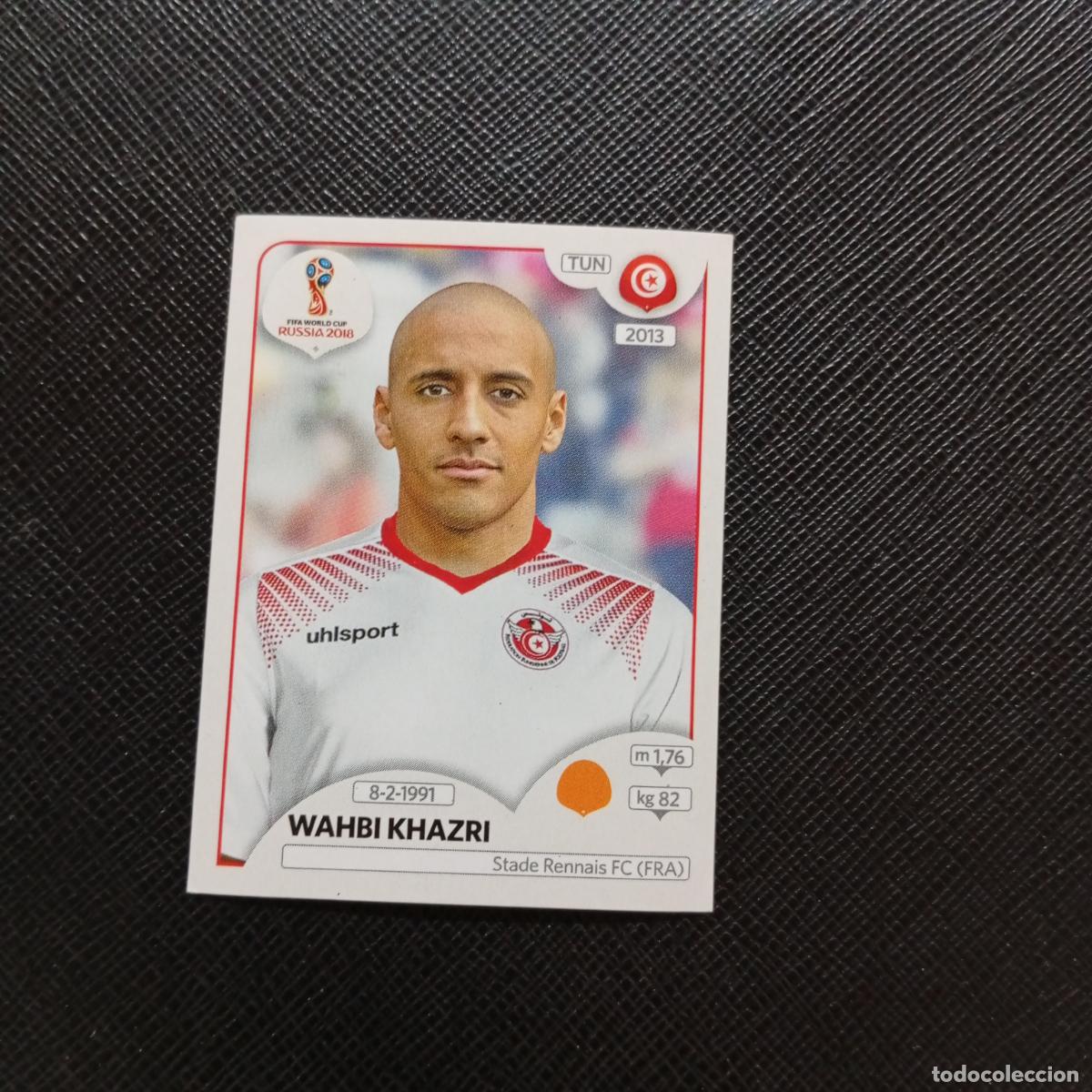 Fu&szlig;ball-Sticker: 562 WAHBI KHAZRI TUNEZ PANINI MUNDIAL RUSIA 2018 CROMO FUTBOL 18 - SIN PEGAR - CJ2 .......