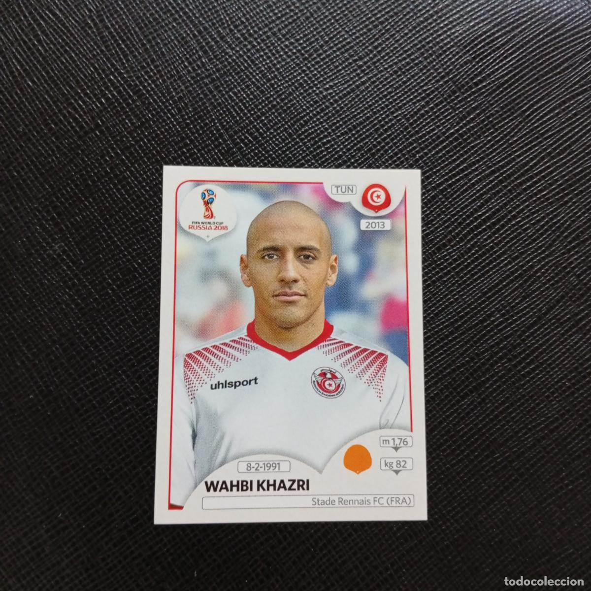 Fu&szlig;ball-Sticker: 562 WAHBI KHAZRI TUNEZ PANINI MUNDIAL RUSIA 2018 CROMO FUTBOL 18 - SIN PEGAR - CJ2 .......