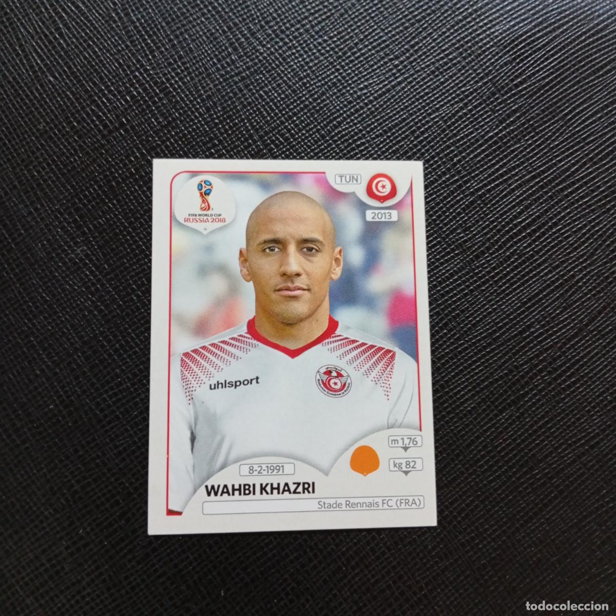 Fu&szlig;ball-Sticker: 562 WAHBI KHAZRI TUNEZ PANINI MUNDIAL RUSIA 2018 CROMO FUTBOL 18 - SIN PEGAR - CJ2 ........