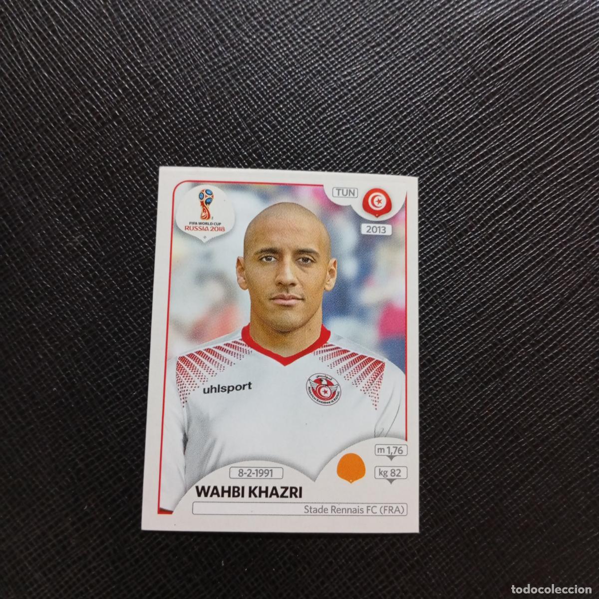 Fu&szlig;ball-Sticker: 562 WAHBI KHAZRI TUNEZ PANINI MUNDIAL RUSIA 2018 CROMO FUTBOL 18 - SIN PEGAR - CJ2 ..........