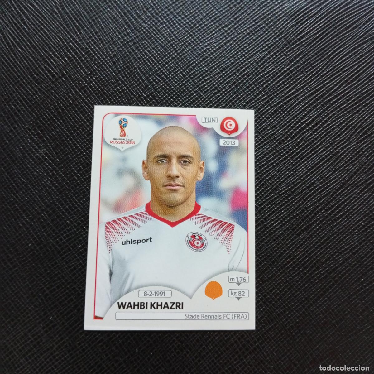 Fu&szlig;ball-Sticker: 562 WAHBI KHAZRI TUNEZ PANINI MUNDIAL RUSIA 2018 CROMO FUTBOL 18 - SIN PEGAR - CJ2 ..........