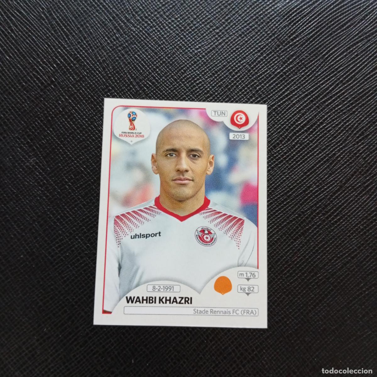 Fu&szlig;ball-Sticker: 562 WAHBI KHAZRI TUNEZ PANINI MUNDIAL RUSIA 2018 CROMO FUTBOL 18 - SIN PEGAR - CJ2 ...........