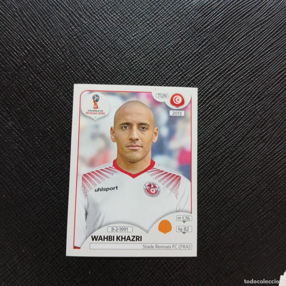 Fu&szlig;ball-Sticker: 562 WAHBI KHAZRI TUNEZ PANINI MUNDIAL RUSIA 2018 CROMO FUTBOL 18 - SIN PEGAR - CJ2 ............
