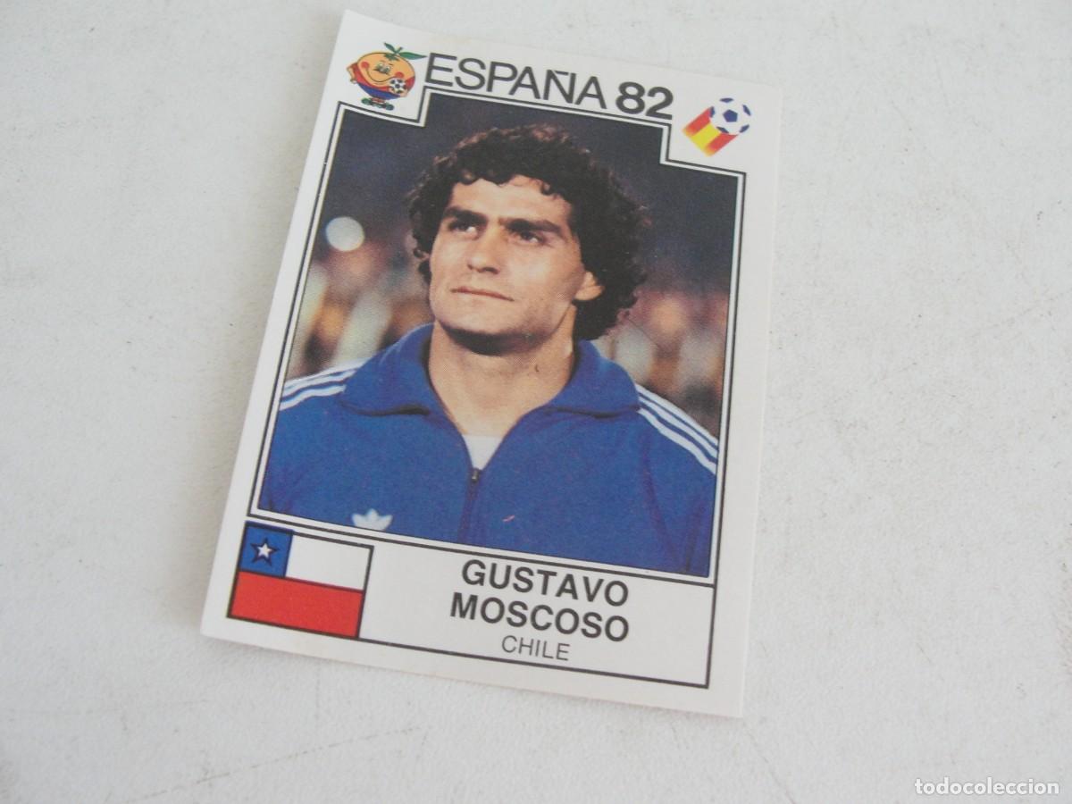 Fu&szlig;ball-Sticker: PANINI ESPA&Ntilde;A 82 - N&ordm; 162 CHILE - GUSTAVO MOSCOSO - NUNCA PEGADO - MUY BUEN ESTADO