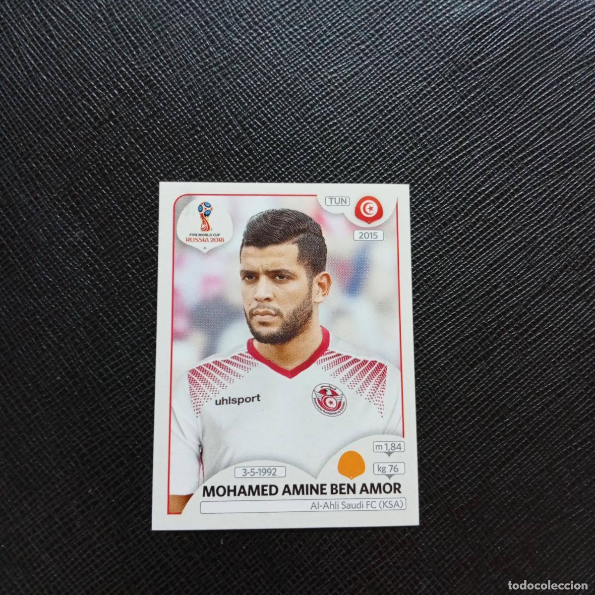 Cartes &agrave; collectionner de Football: 563 AMIN BEN AMOR TUNEZ PANINI MUNDIAL RUSIA 2018 CROMO FUTBOL 18 - SIN PEGAR - CJ2