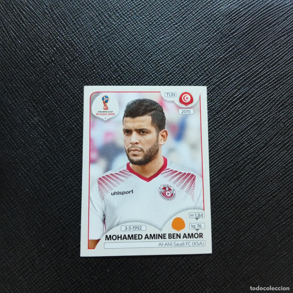 Cartes &agrave; collectionner de Football: 563 AMIN BEN AMOR TUNEZ PANINI MUNDIAL RUSIA 2018 CROMO FUTBOL 18 - SIN PEGAR - CJ2