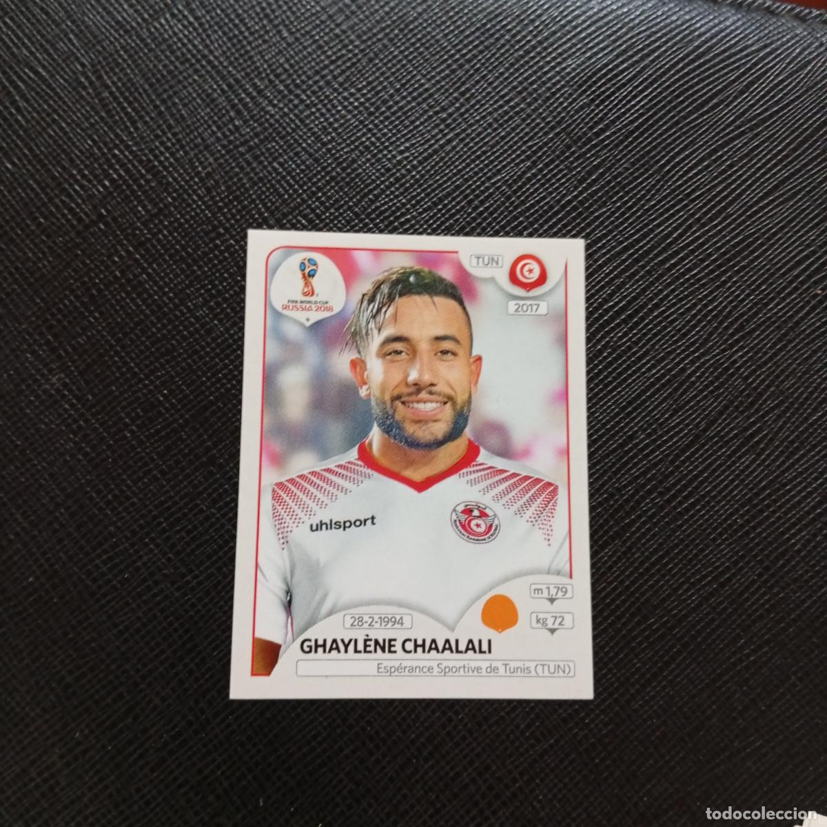 Cartes &agrave; collectionner de Football: 564 GHAYLENE CHAALALI TUNEZ PANINI MUNDIAL RUSIA 2018 CROMO FUTBOL 18 - SIN PEGAR - CJ2