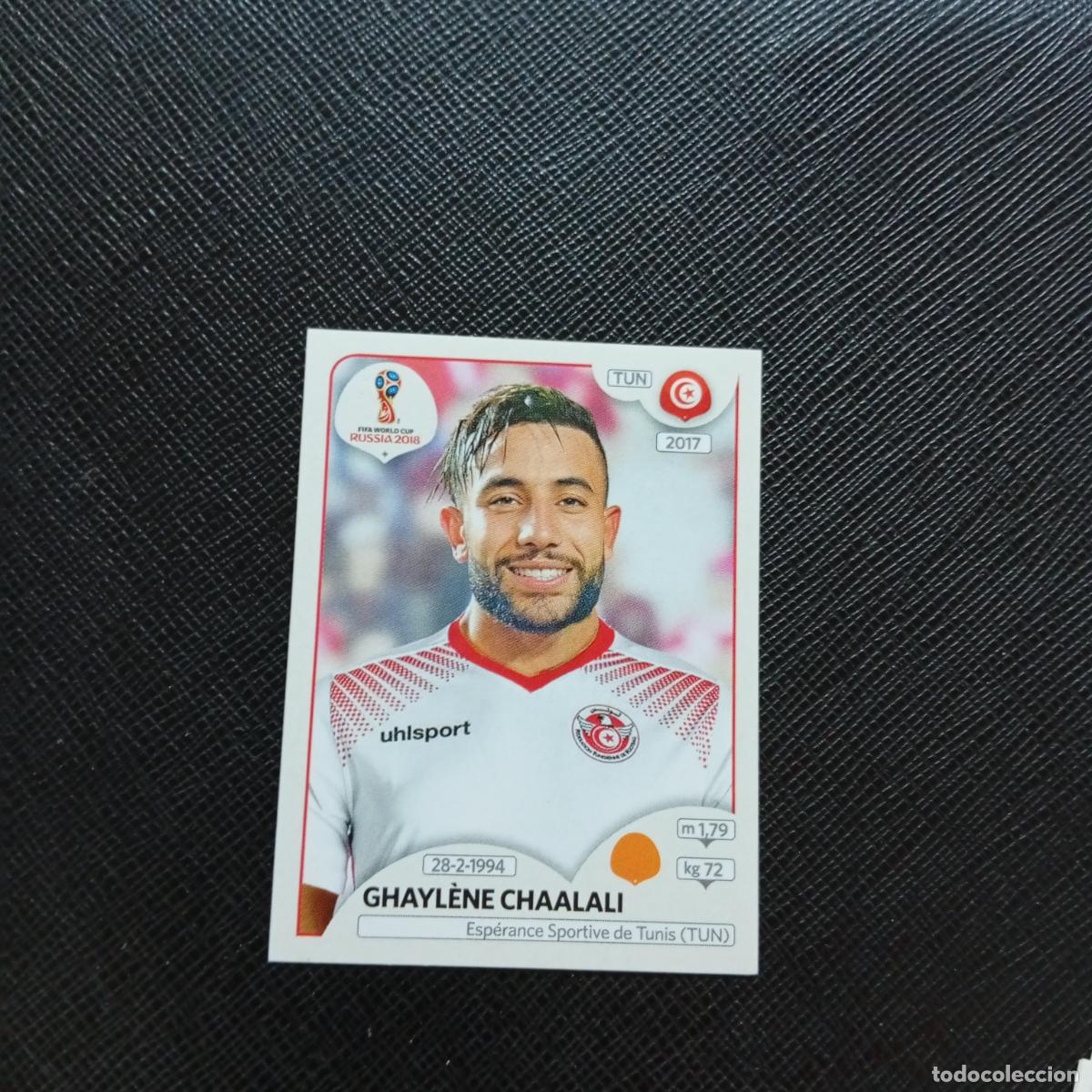 Cartes &agrave; collectionner de Football: 564 GHAYLENE CHAALALI TUNEZ PANINI MUNDIAL RUSIA 2018 CROMO FUTBOL 18 - SIN PEGAR - CJ2 .