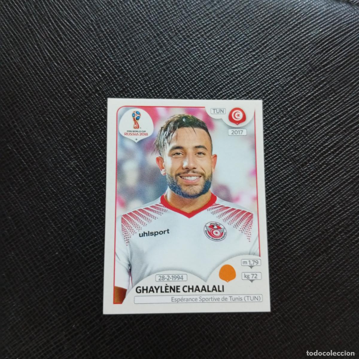 Cartes &agrave; collectionner de Football: 564 GHAYLENE CHAALALI TUNEZ PANINI MUNDIAL RUSIA 2018 CROMO FUTBOL 18 - SIN PEGAR - CJ2 .