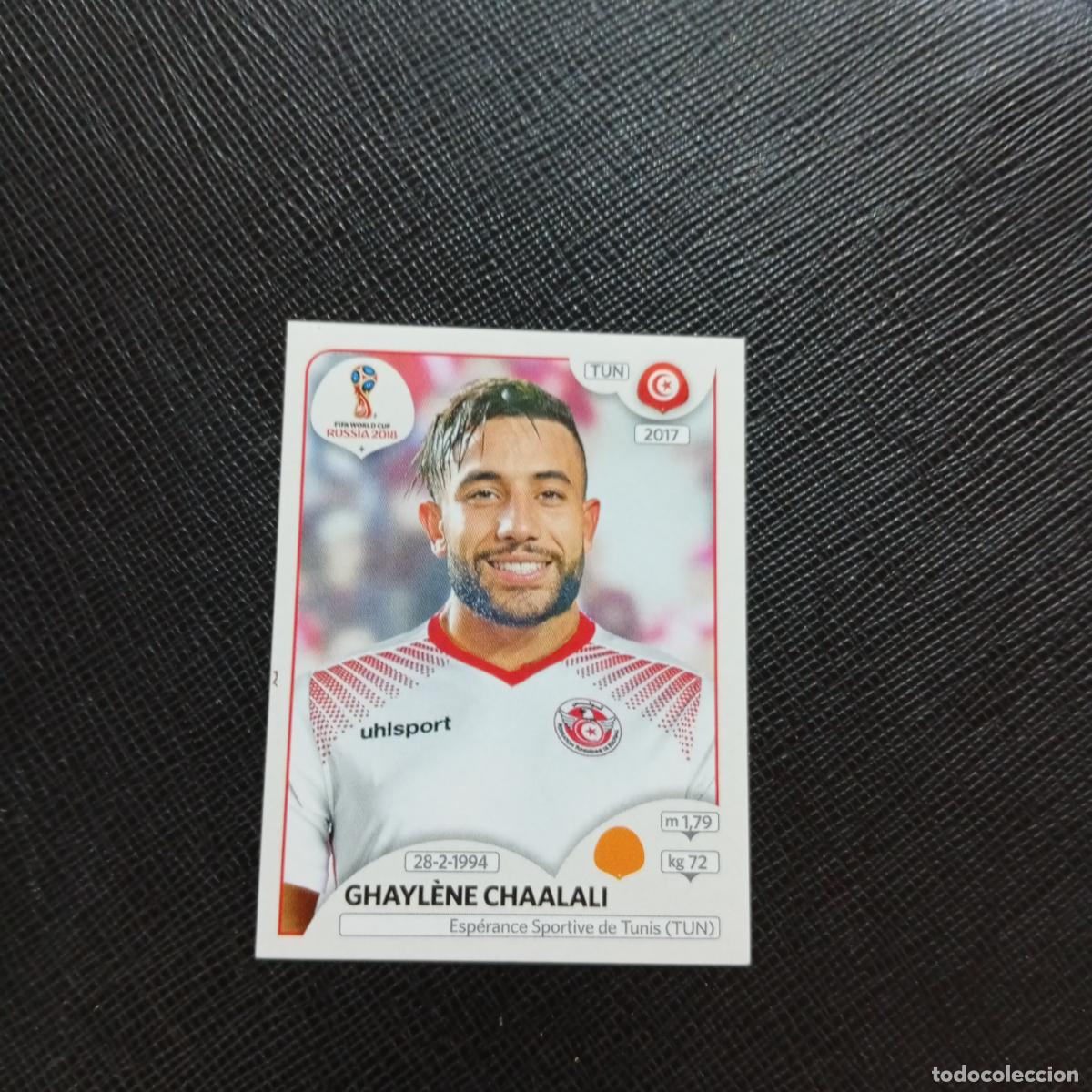 Cartes &agrave; collectionner de Football: 564 GHAYLENE CHAALALI TUNEZ PANINI MUNDIAL RUSIA 2018 CROMO FUTBOL 18 - SIN PEGAR - CJ2 ..