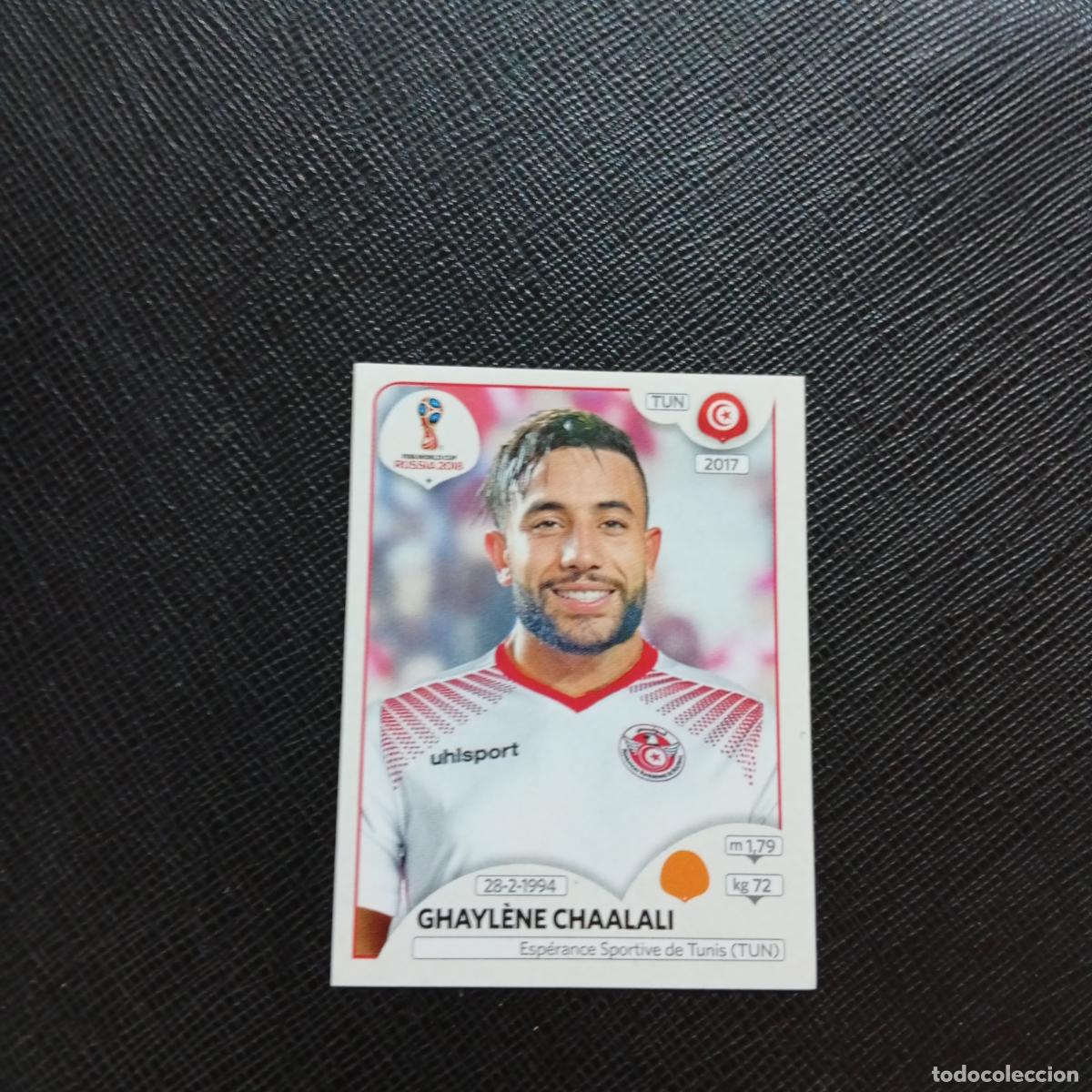 Cartes &agrave; collectionner de Football: 564 GHAYLENE CHAALALI TUNEZ PANINI MUNDIAL RUSIA 2018 CROMO FUTBOL 18 - SIN PEGAR - CJ2 ..