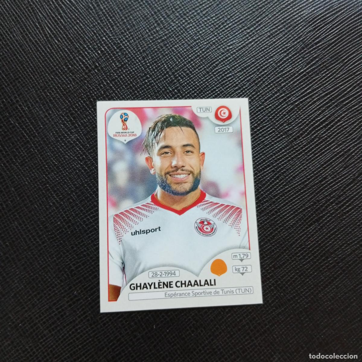 Cartes &agrave; collectionner de Football: 564 GHAYLENE CHAALALI TUNEZ PANINI MUNDIAL RUSIA 2018 CROMO FUTBOL 18 - SIN PEGAR - CJ2 ....
