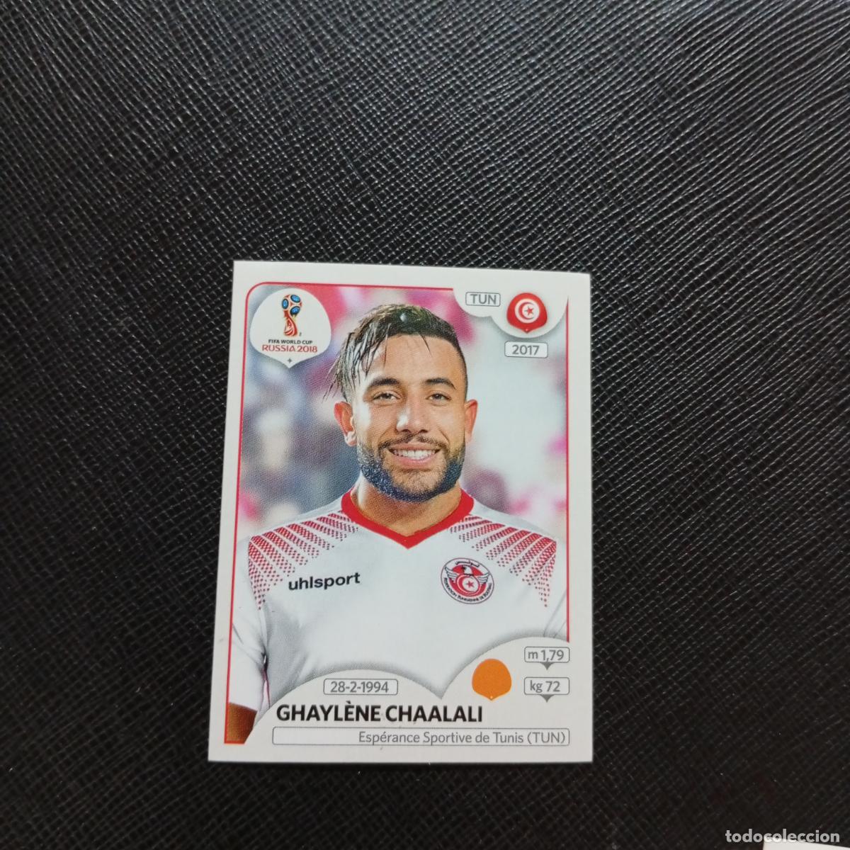 Cartes &agrave; collectionner de Football: 564 GHAYLENE CHAALALI TUNEZ PANINI MUNDIAL RUSIA 2018 CROMO FUTBOL 18 - SIN PEGAR - CJ2 ....