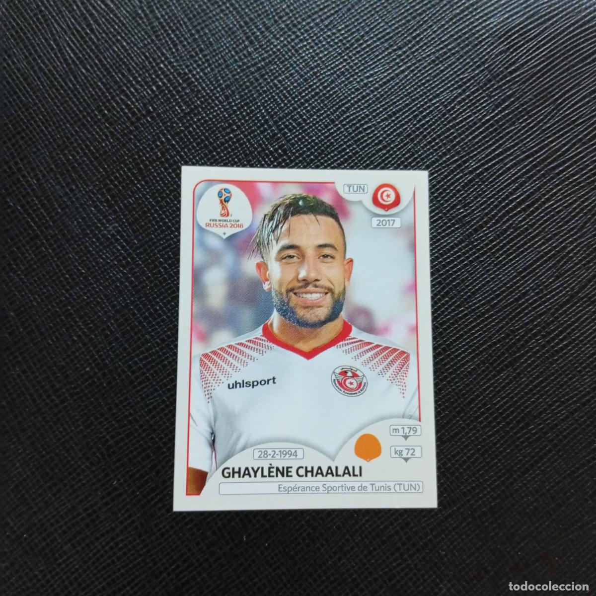 Cartes &agrave; collectionner de Football: 564 GHAYLENE CHAALALI TUNEZ PANINI MUNDIAL RUSIA 2018 CROMO FUTBOL 18 - SIN PEGAR - CJ2 .....