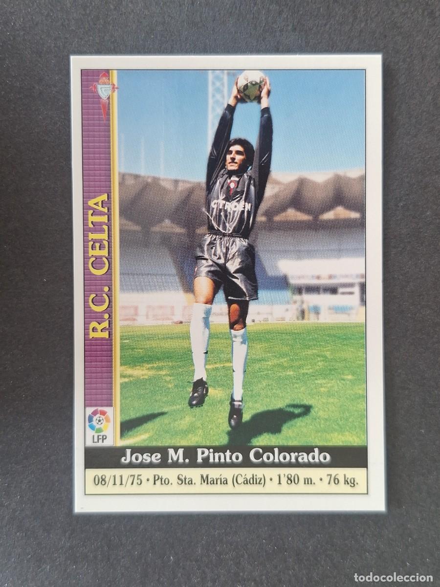 Figurine di Calcio: L1 PINTO CELTA DE VIGO 76 MUNDICROMO LAS FICHAS DE LA LIGA 2000 99 00